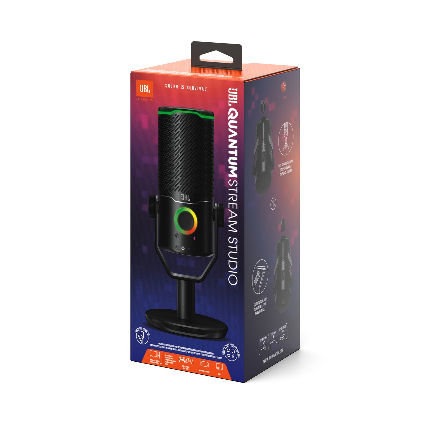 Micrófono JBL Quantum Stream Studio USB - Guatemala
