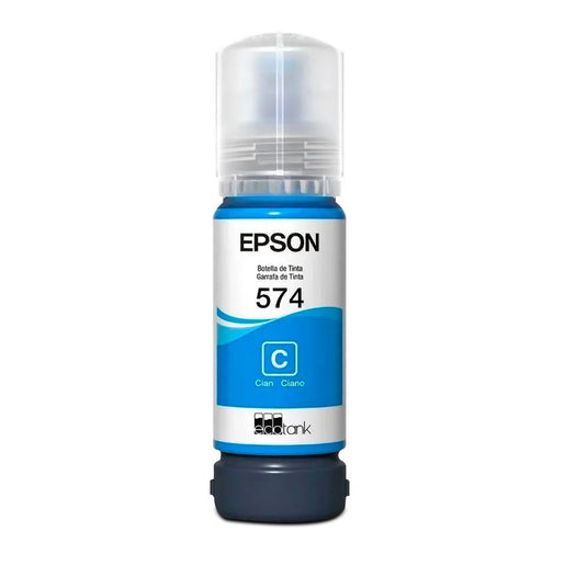 Tinta Epson 574 Cian Original - Guatemala