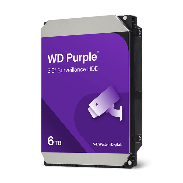 Disco Duro WD Purple 6TB para Videovigilancia – WD64PURZ
