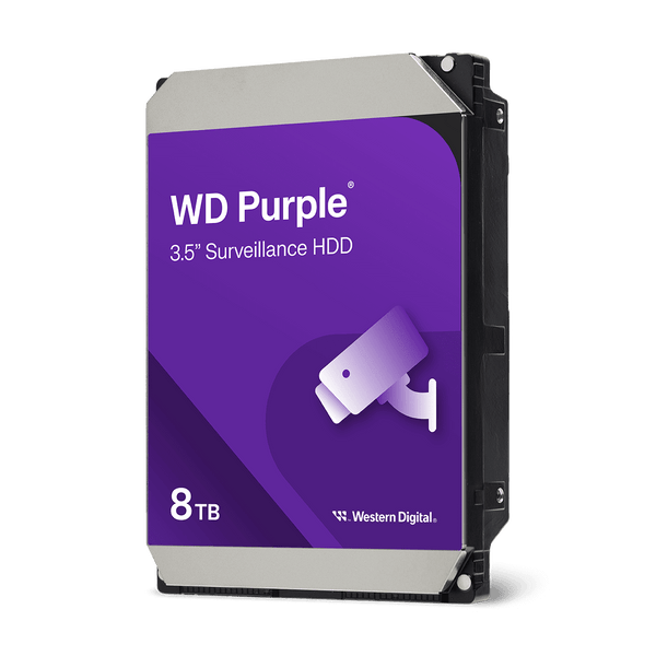 Disco Duro WD Purple 8TB para Videovigilancia – WD85PURZ