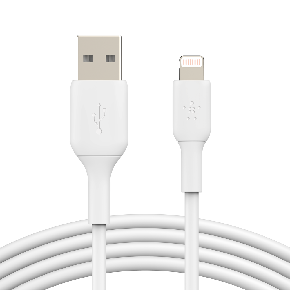Belkin BoostCharge - Cable Lightning - Lightning macho a USB macho - 3 m - blanco Guatemala