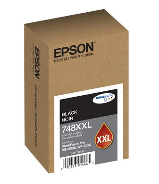 Epson 748XXL - XL - Negro - original - blíster con alarmas de RF/acústica - cartucho de tinta - para WorkForce Pro WF-6090 WF-8090 WF-8590 Guatemala
