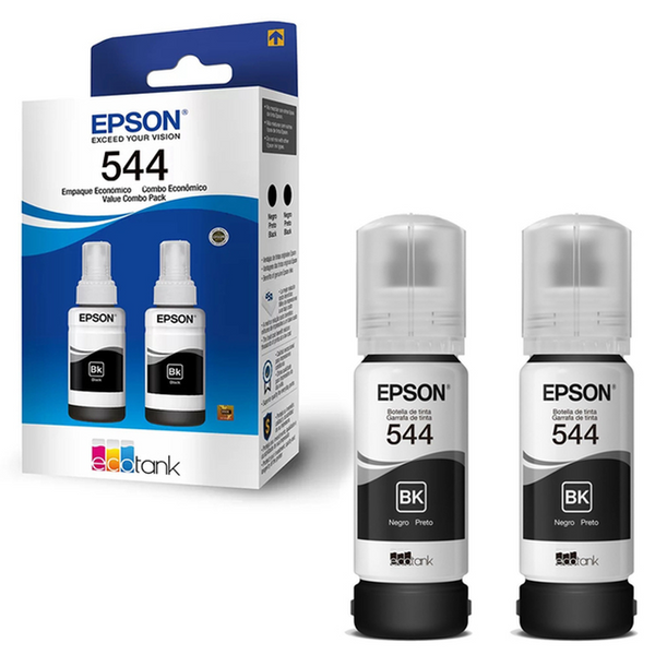 Pack de 2 Tintas Epson 544 Negras T544120-2P-CH