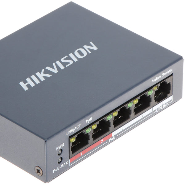 Hikvision Switch de red DS-3E0105P-E/M - DS-3E0105P-E/M