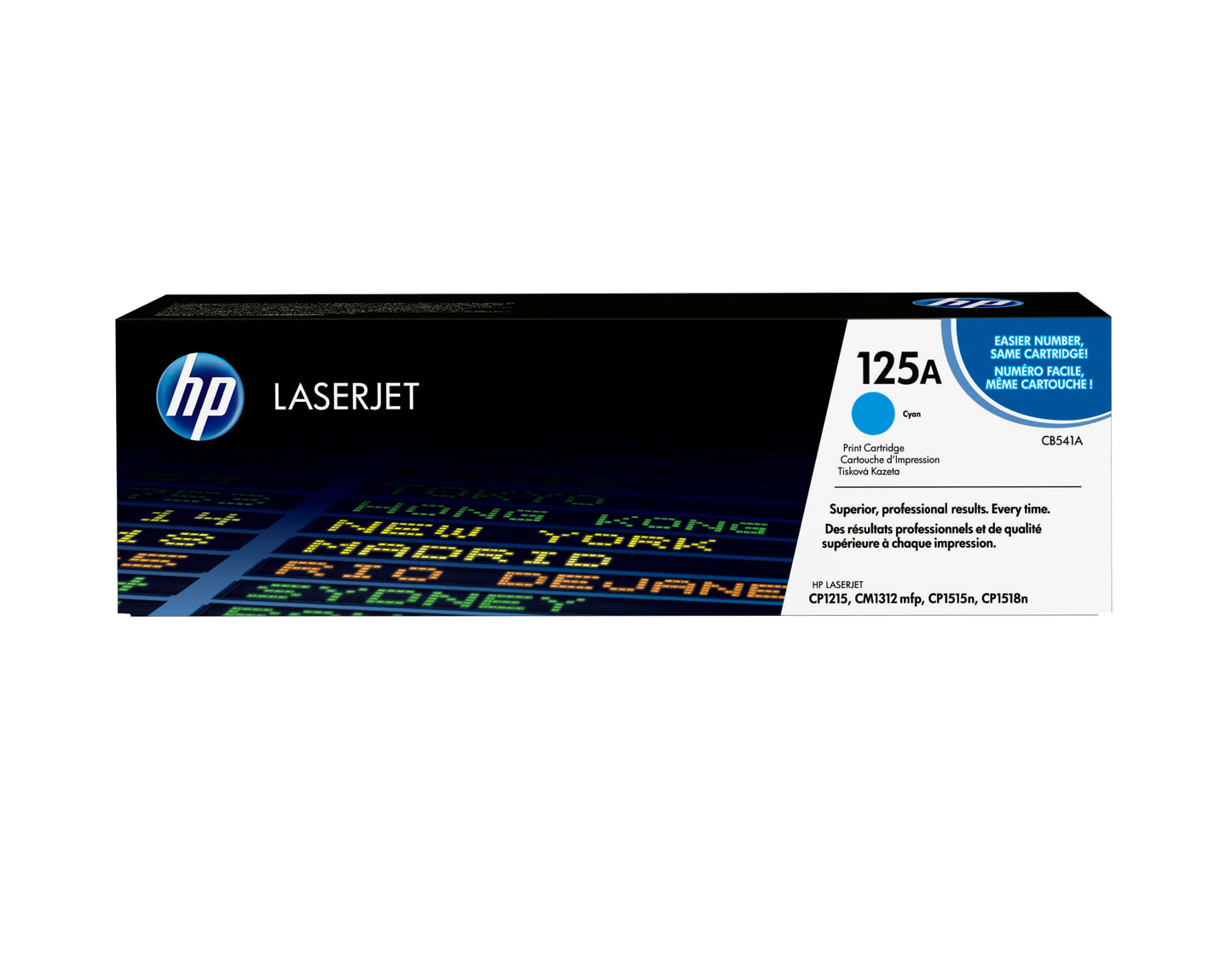 HP 125A - Cián - original - LaserJet - cartucho de tóner (CB541A) - para Color LaserJet CM1312 MFP CP1215 CP1217 CP1515n CP1518ni Guatemala