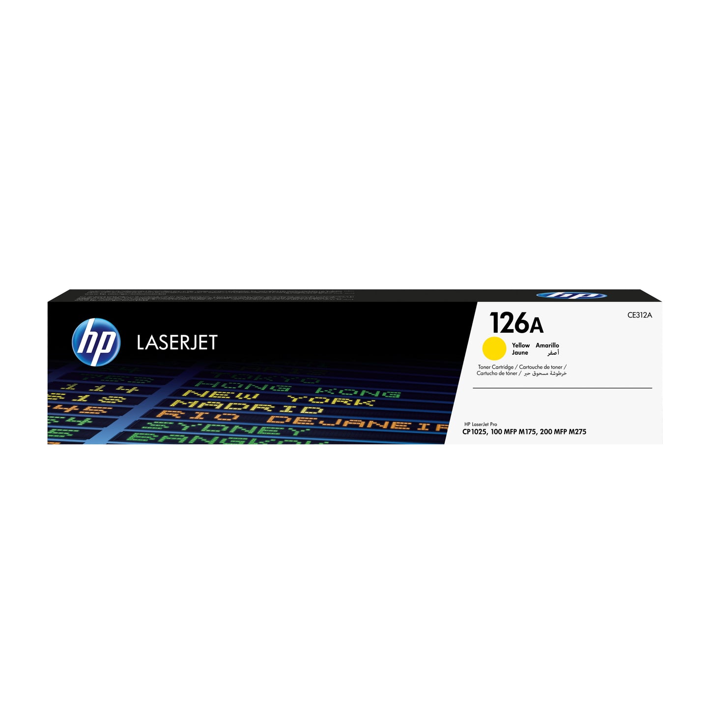 HP 126A - Amarillo - original - LaserJet - cartucho de tóner (CE312A) - para Color LaserJet Pro CP1025 LaserJet Pro MFP M175 TopShot LaserJet Pro M275 Guatemala