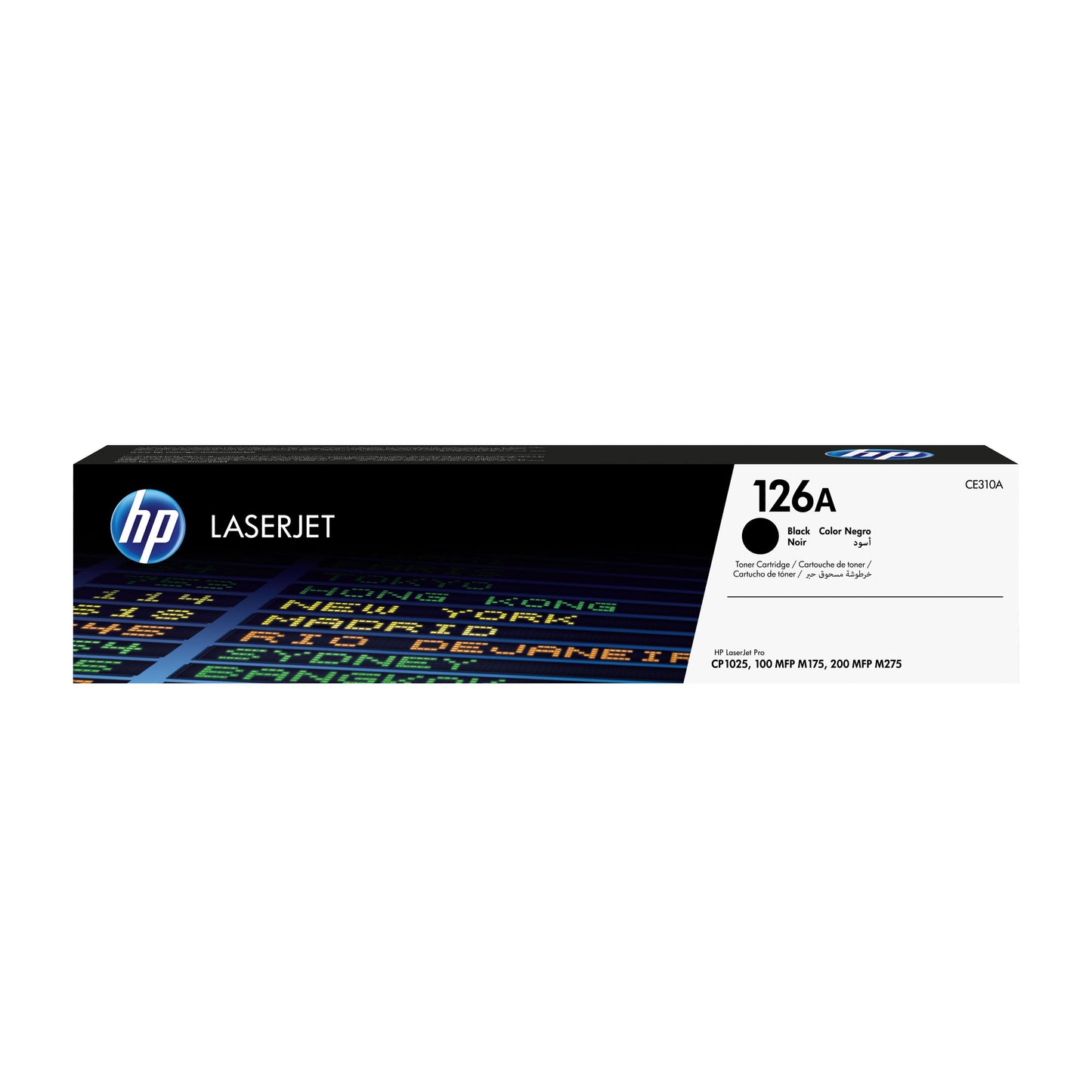 HP 126A - Negro - original - LaserJet - cartucho de tóner (CE310A) - para Color LaserJet Pro CP1025; LaserJet Pro MFP M175; TopShot LaserJet Pro M275 Guatemala