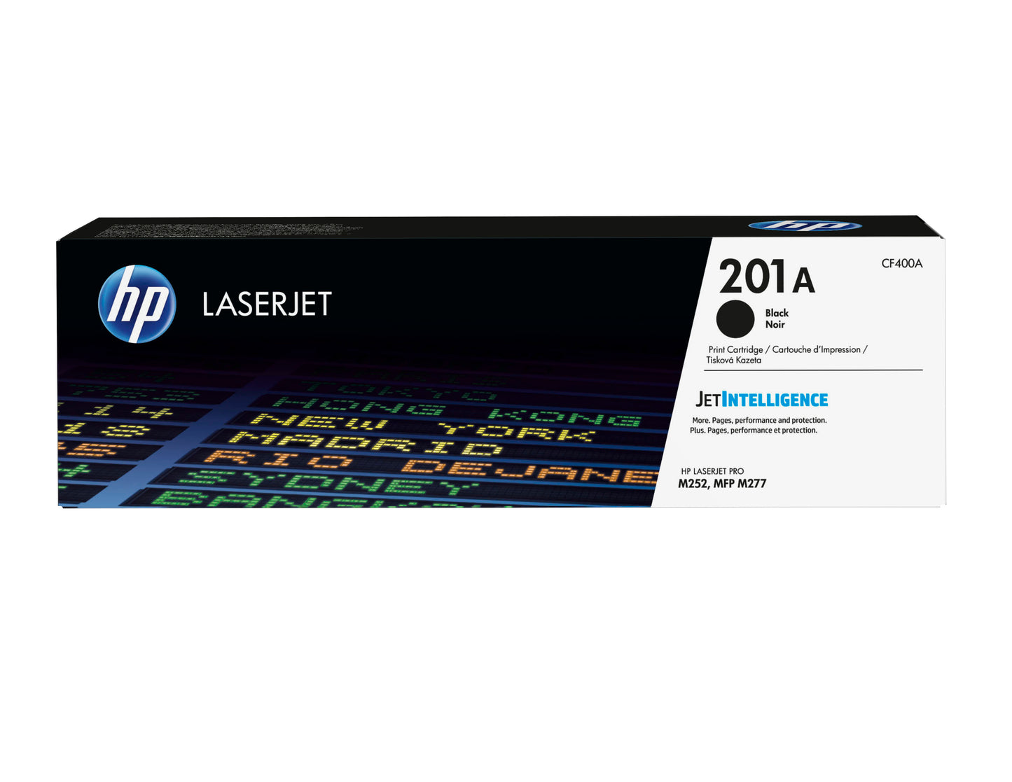 HP 201A - Negro - original - LaserJet - cartucho de tóner (CF400A) - para Color LaserJet Pro M252dn M252dw M252n MFP M277c6 MFP M277dw MFP M277n Guatemala