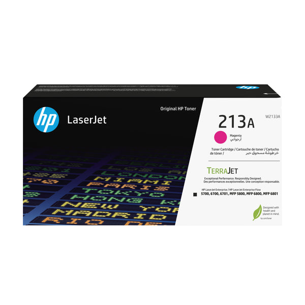 HP 213A - Magenta - original - LaserJet - cartucho de tóner (W2133A) - para Color LaserJet Enterprise 5700dn 6700dn MFP 5800dn MFP 6800dn Guatemala