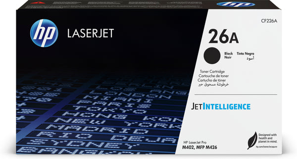 HP 26A - Negro - original - LaserJet - cartucho de tóner (CF226A) - para LaserJet Pro M402, MFP M426 Guatemala