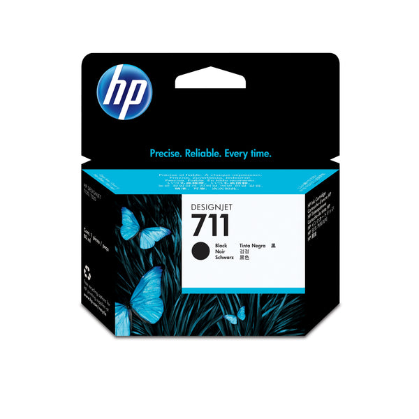 HP 711 - 80 ml - negro - original - cartucho de tinta - para DesignJet T100 T120 T120 ePrinter T125 T130 T520 T520 ePrinter T525 T530 Guatemala