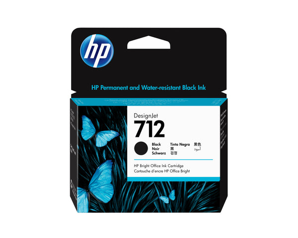 HP 712 - 80 ml - negro - original - DesignJet - cartucho de tinta - para DesignJet Studio T210 T230 T250 T630 T650 Guatemala