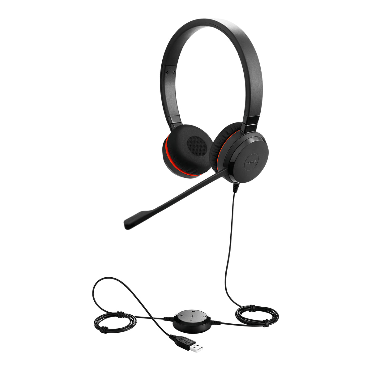 Jabra Evolve 30 II MS stereo - Auricular - en oreja - cableado - USB conector de 35 mm - Certificado para Skype Empresarial Guatemala