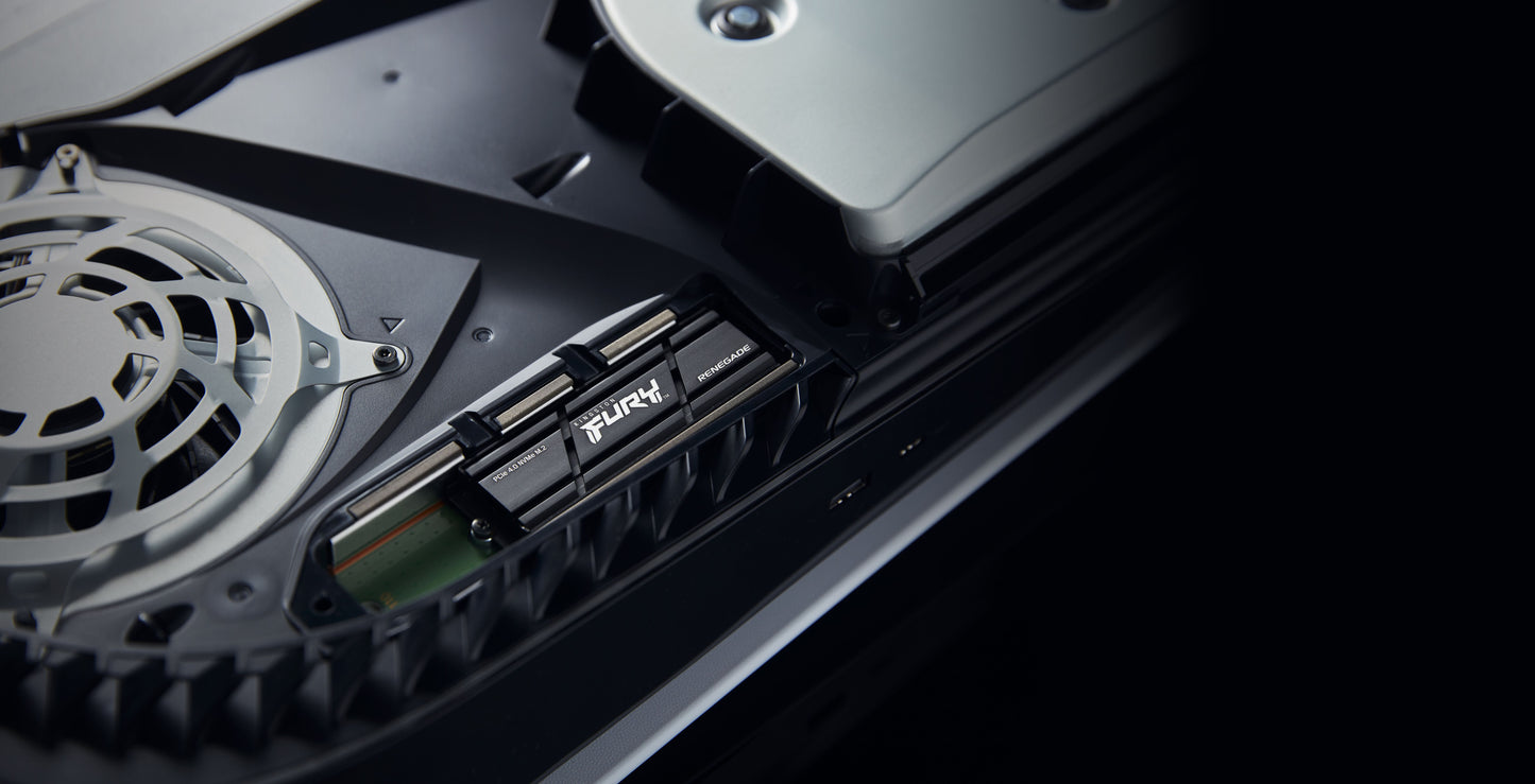 Kingston FURY Renegade - SSD - 2 TB - interno - M.2 2280 - PCIe 4.0 x4 (NVMe) - difusor de calor integrado Guatemala
