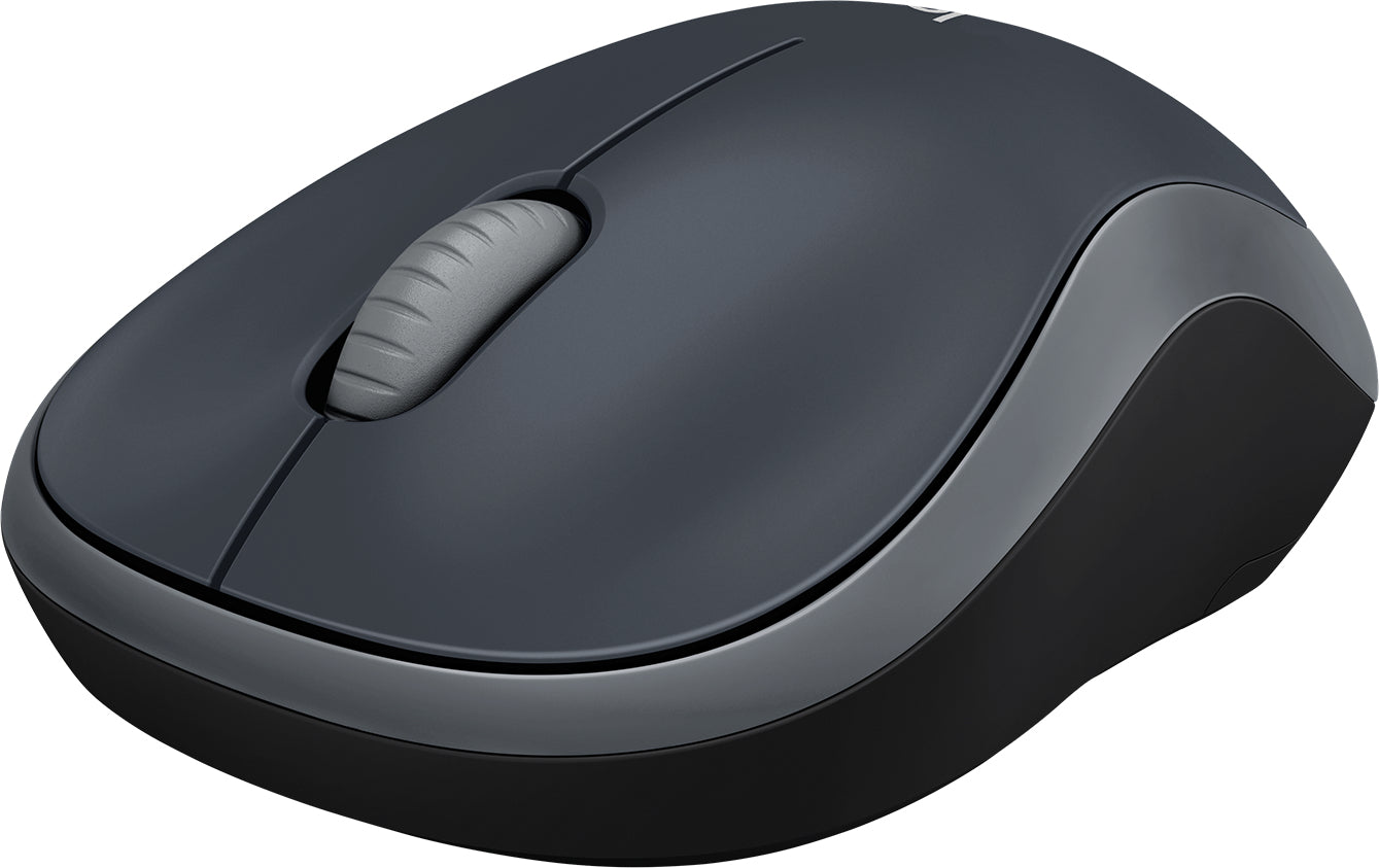Logitech M185 - Ratón - óptico - 3 botones - inalámbrico - 2.4 GHz - receptor inalámbrico USB - gris vencejo Guatemala