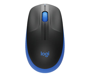 Logitech M190 - Ratón - óptico - 3 botones - inalámbrico - receptor inalámbrico USB - azul Guatemala