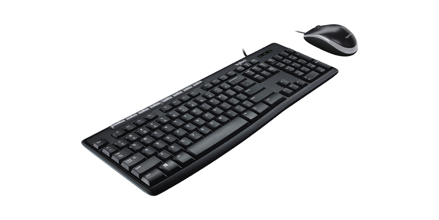 Logitech Media Combo MK200 - Juego de teclado y ratón - USB Guatemala
