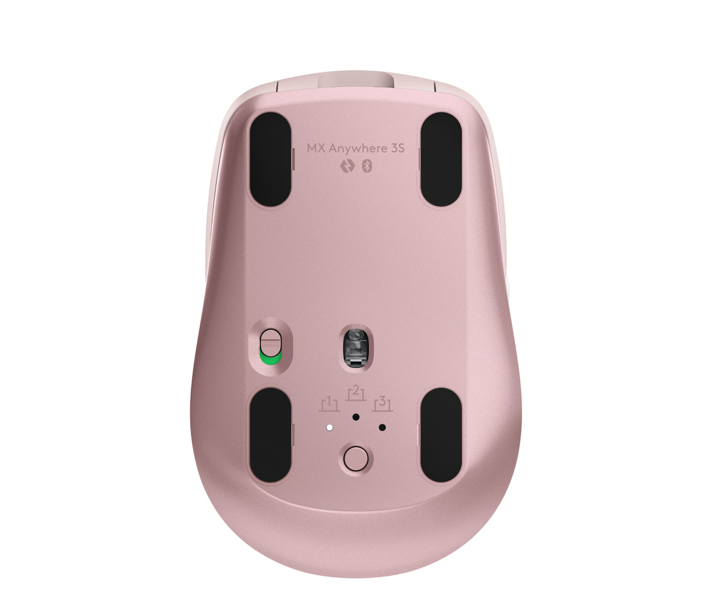 Logitech MX Anywhere 3S - Ratón - óptico - 6 botones - inalámbrico - Bluetooth - receptor de USB Logitech Logi Bolt - rosa Guatemala