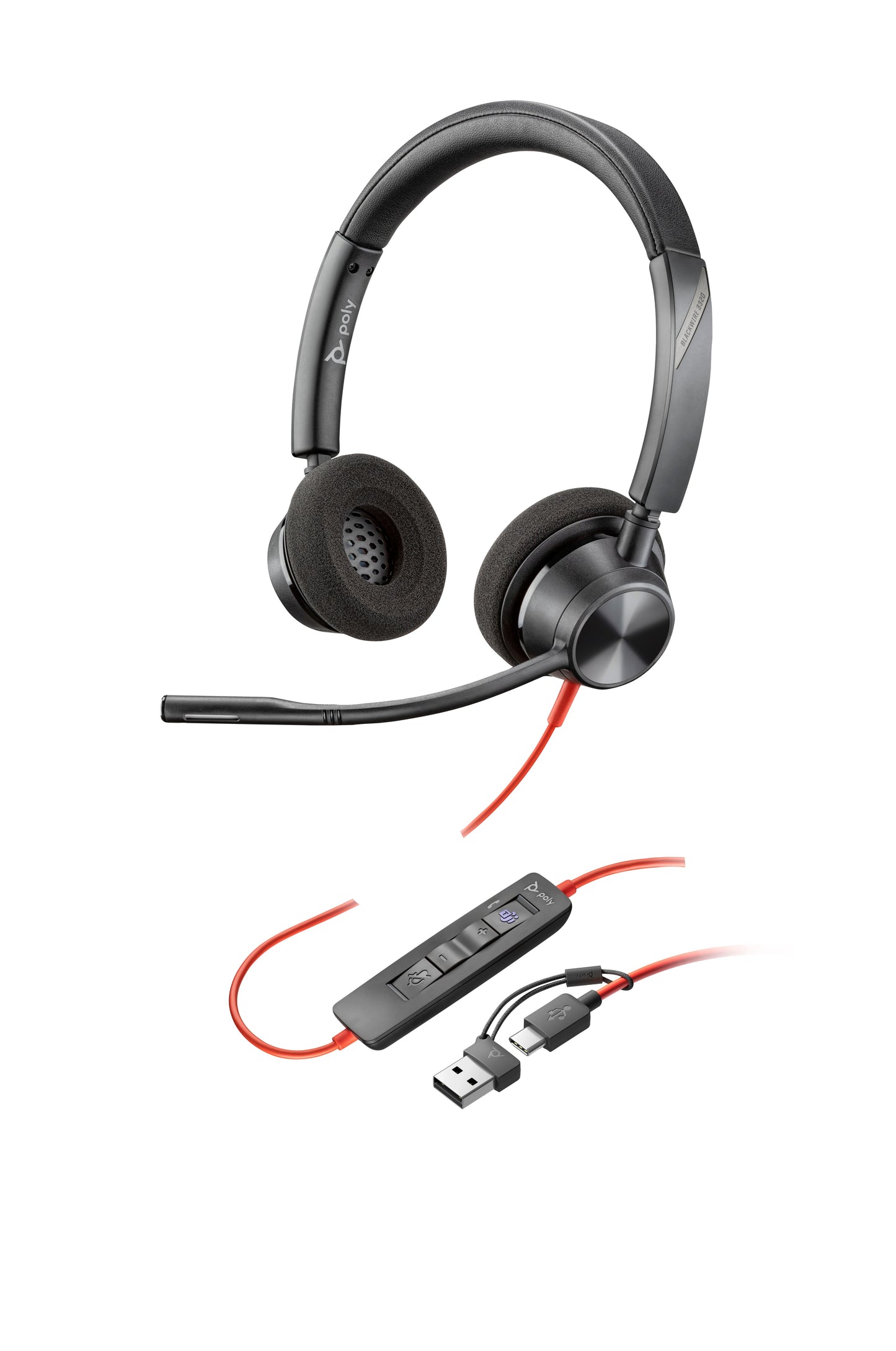 Poly BW 3320 Stereo -M USB-C HS +USB-C/A Guatemala