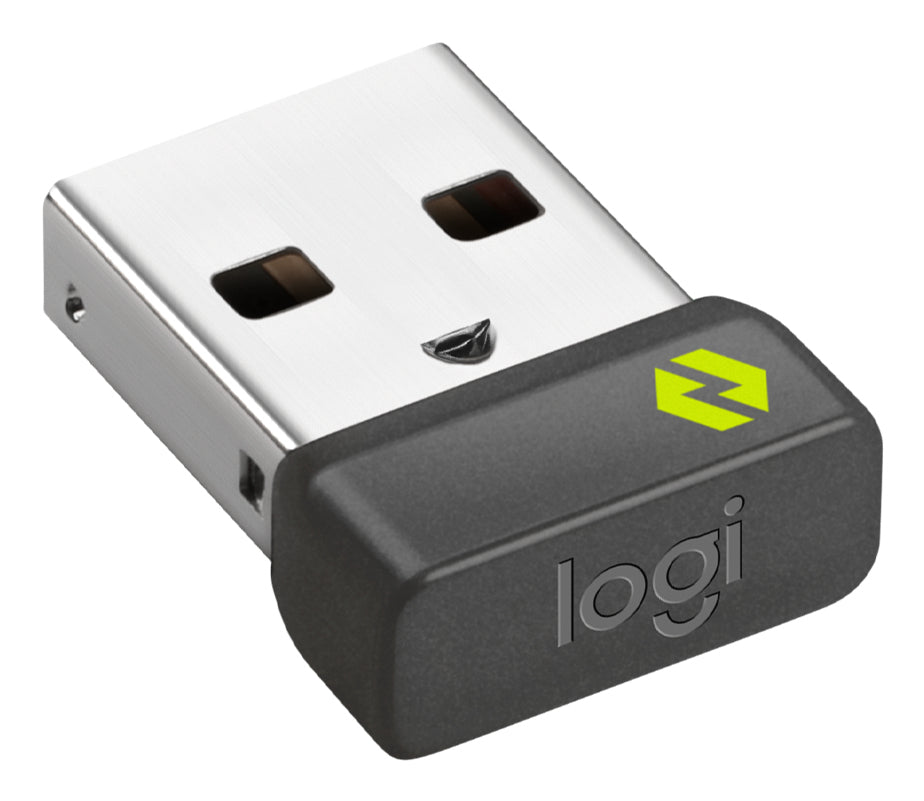 Receptor USB inalámbrico Logitech Logi Bolt (956-000007) — conéctate sin cables a tus teclados y ratones Logitech compatibles con Logi Bolt con seguridad cifrada alcance de hasta 10 m y soporte para hasta 6 dispositivos con un solo receptor USB-A. Ultra compacto plug-and-play y compatible con Windows macOS Linux y Chrome OS. Perfecto como repuesto o para espacios de trabajo con múltiples periféricos inalámbricos. Guatemala