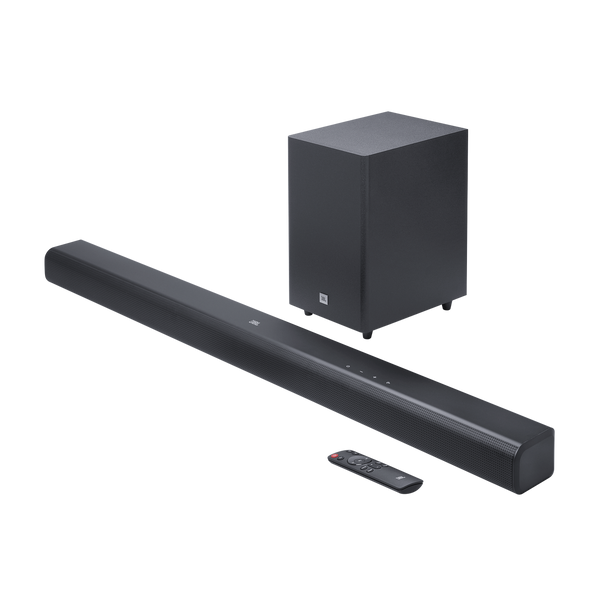JBL Cinema SB550 con subwoofer vista principal