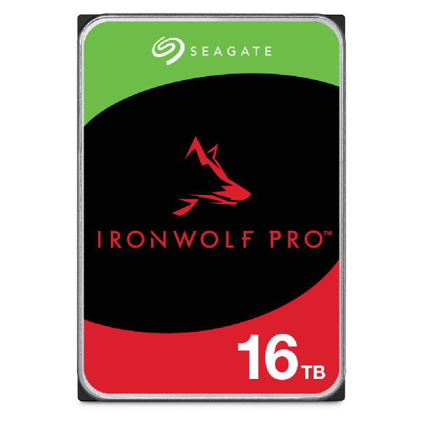 Seagate IronWolf Pro ST16000NT001 - Disco duro - 16 TB - interno - 3.5" - SATA 6Gb/s - 7200 rpm - búfer: 256 MB - con Recuperación de datos Seagate Rescue de 3 años Guatemala