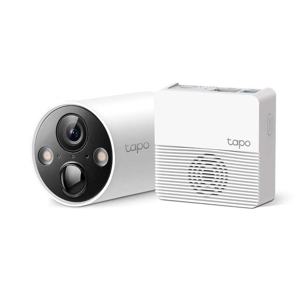 Tapo C420S1 V1 - Cámara de vigilancia de red - bala - para exteriores - resistente al polvo/resistente al agua - color (Día y noche) - 2560 x 1440 - 2K - integrado - iris fijo - focal fijado - audio - inalámbrico - Wi-Fi - 2.4GHz radio Guatemala