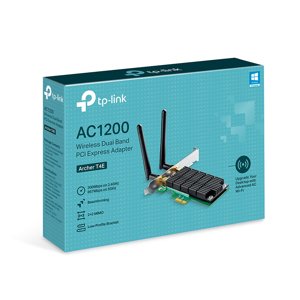 TP-Link Archer T4E - Adaptador de red - PCIe perfil bajo - Wi-Fi 5 Guatemala