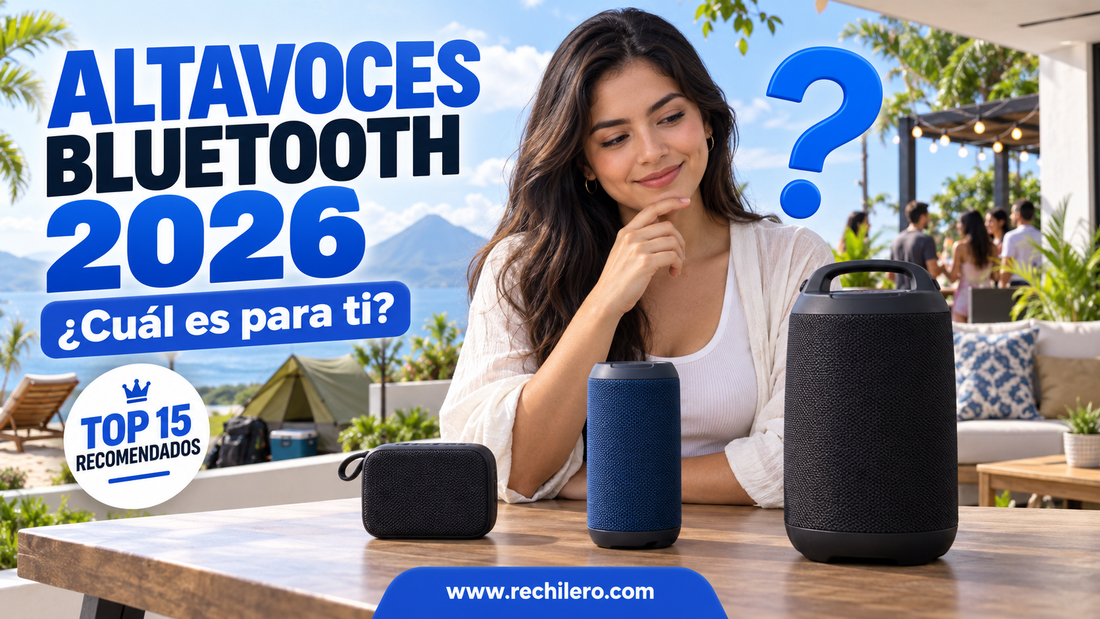 GUÍA ALTAVOCES BLUETOOTH PORTÁTILES 2026