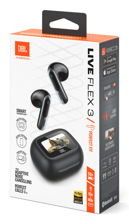 Auriculares JBL Live Flex 3 TWS Negro - Guatemala