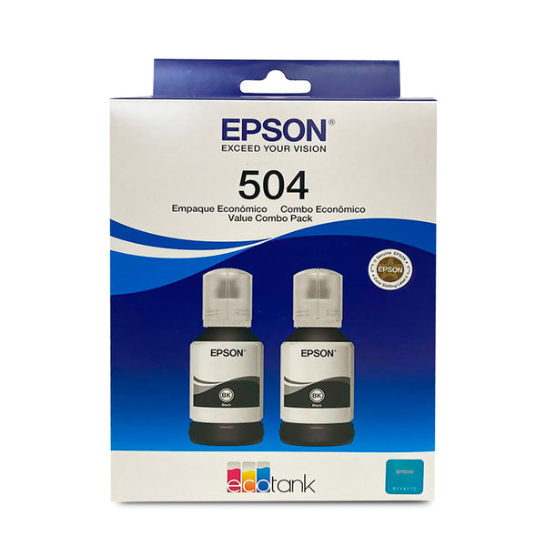Pack de 2 Tintas Epson 504 Negras T504120-2P