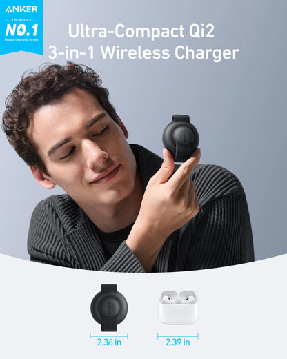 Anker - Battery charger - Lithium - For Universal - MagGo Wireless Charging Stati