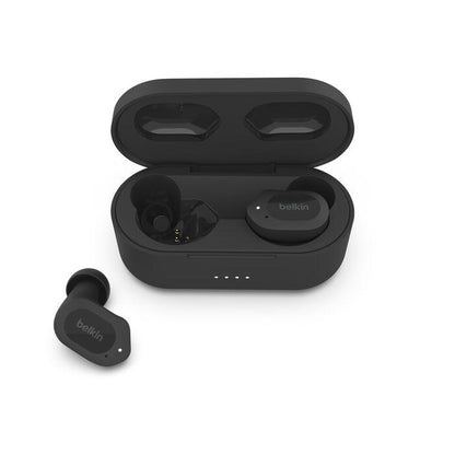 Belkin SoundForm Play - True wireless earphones with mic - in-ear - Bluetooth - active noise canceling - midnight