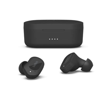 Belkin SoundForm Play - True wireless earphones with mic - in-ear - Bluetooth - active noise canceling - midnight