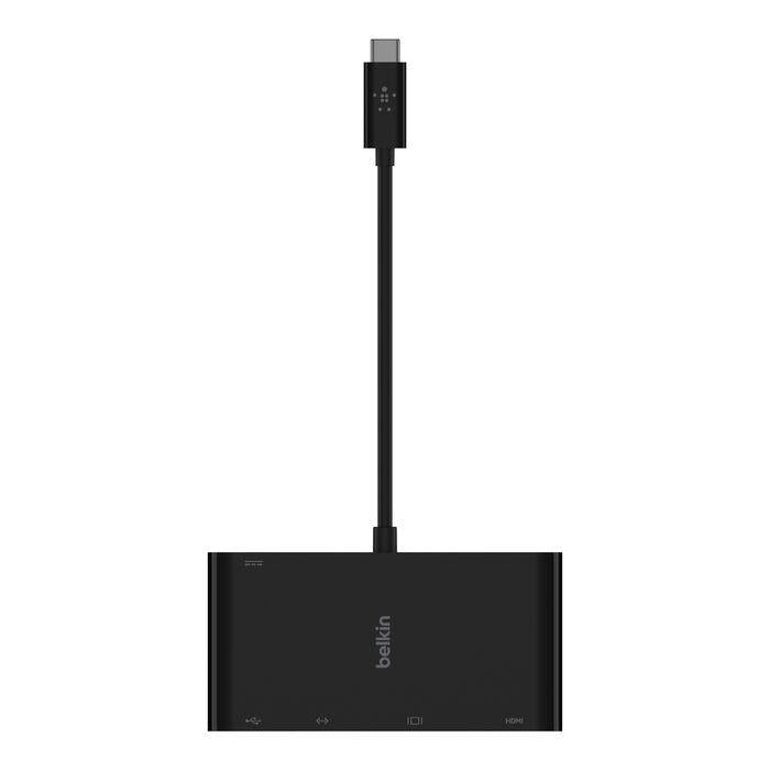 Belkin - Multimedia and charge adapter - USB-C - VGA, HDMI - 1GbE