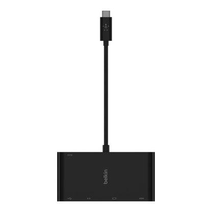 Belkin - Multimedia and charge adapter - USB-C - VGA, HDMI - 1GbE