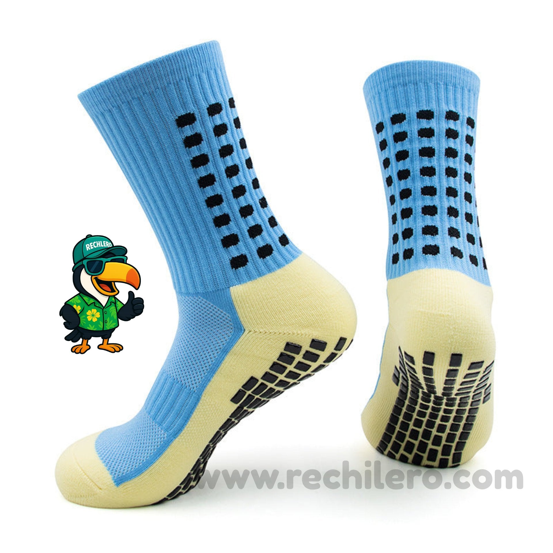 Calcetines Antideslizantes Celeste