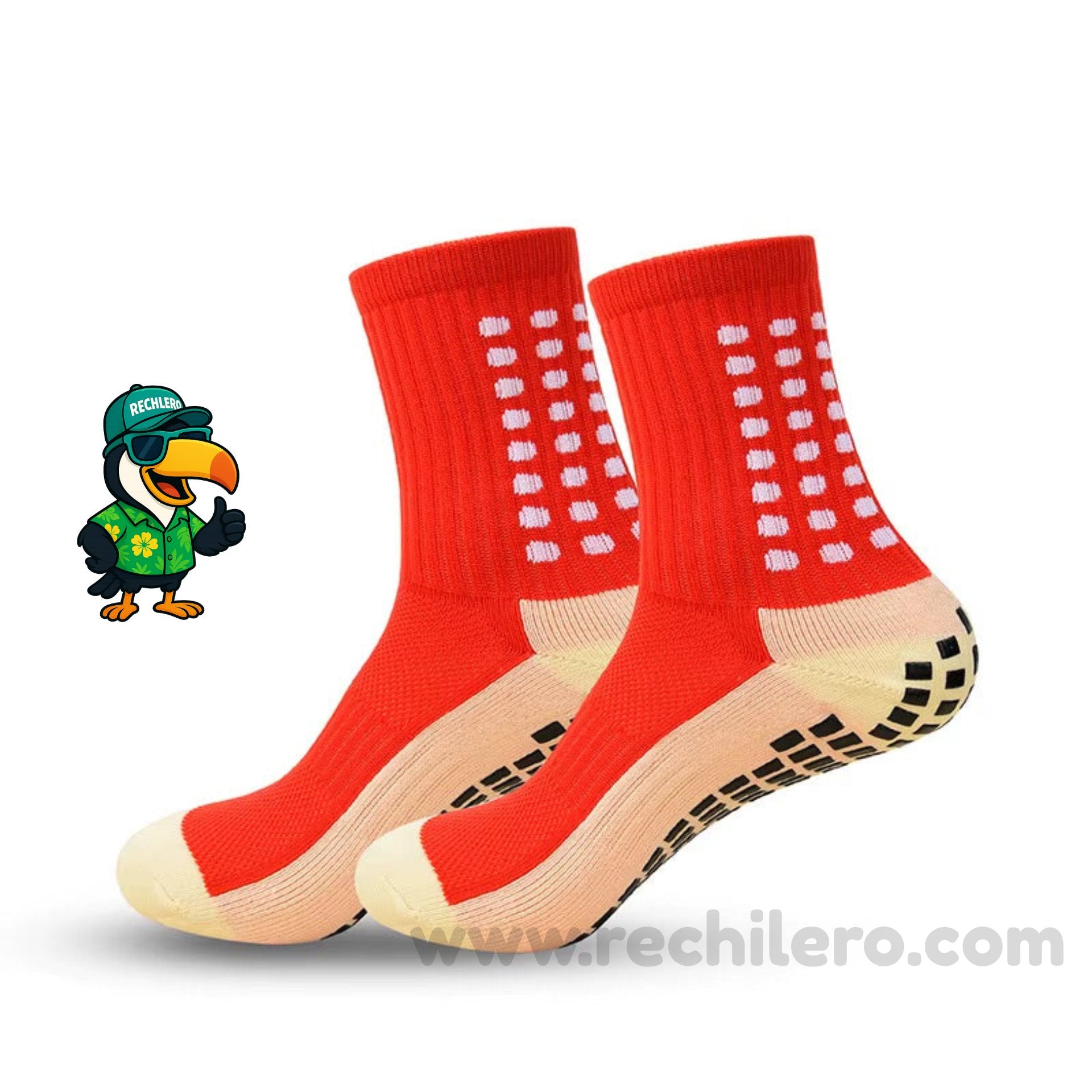 Calcetines Antideslizantes Rojo