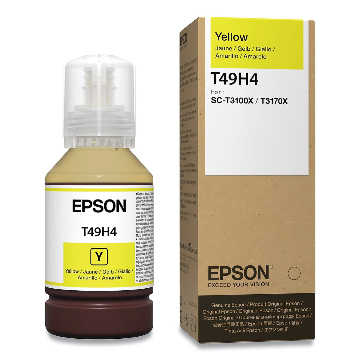 Tinta Epson T49H Amarilla 140 ml Original - Guatemala