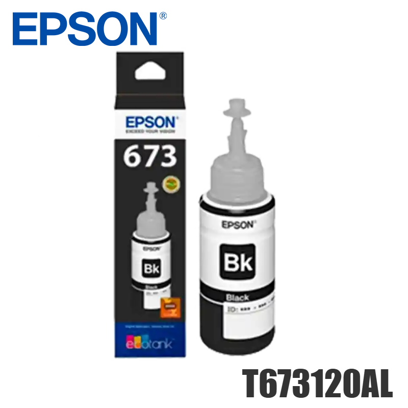 Tinta Epson 673 Negra 70 ml T673120-AL