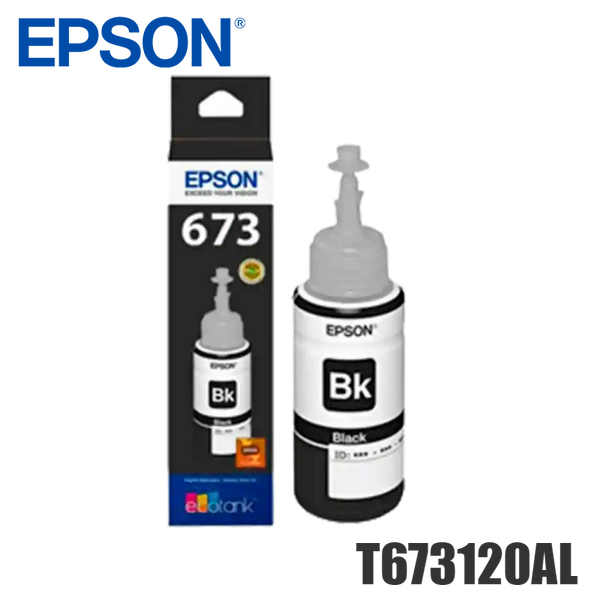 Tinta Epson 673 Negra 70 ml T673120-AL
