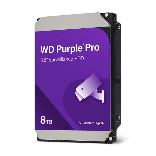 Disco Duro WD Purple Pro 8TB para Videoanalítica – WD8002PURP