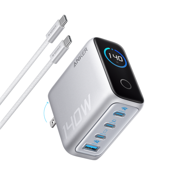 Anker - charger - Lithium - Para Universal - Charger (140W 4-Port PD 3.1) S Guatemala