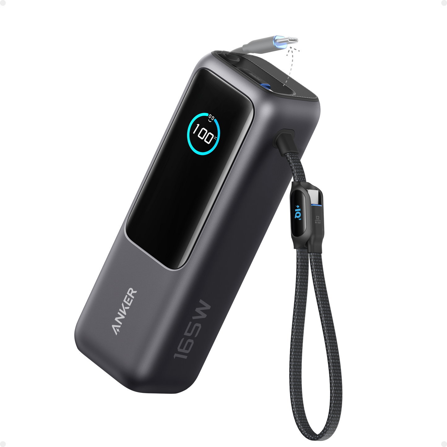 Anker - Power bank - 165 Watt - Lithium - For - - black Guatemala