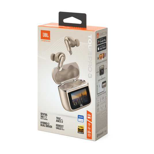 Auriculares JBL Tourpro 3 totalmente inalámbricos Latte Guatemala