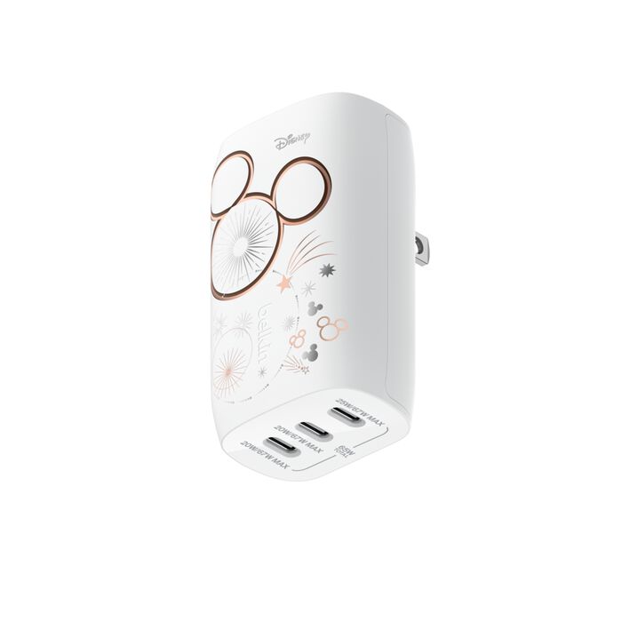 Cargador Belkin Disney Mickey de 67W con tres puertos USB-C, SKU WCC002dqWHJP-DY