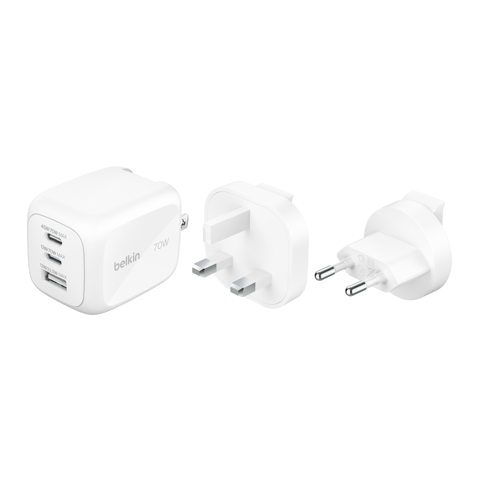 Belkin - Battery charger - 70 Watt - Lithium - Para Universal - WCH018fqWH Guatemala