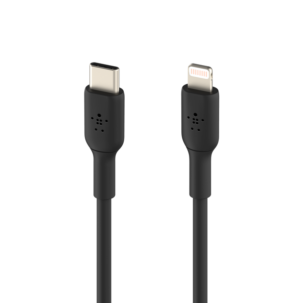 Belkin BoostCharge - Cable Lightning - 24 pin USB-C macho a Lightning macho - 1 m - negro - suministro de potencia USB (18W) Guatemala