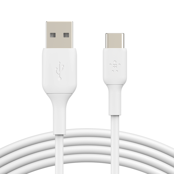 Belkin BoostCharge - Cable USB - 24 pin USB-C (M) a USB (M) - 2 m - blanco Guatemala