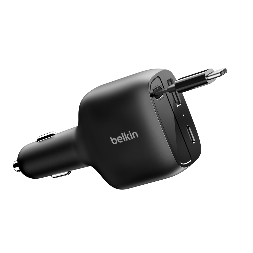 Belkin - Car Charger - Lithium ion - Para Apple / Samsung phones - USB-C 60W - USB-C 30W - USB-A Guatemala